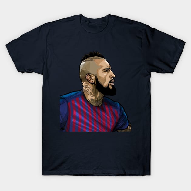 Vidal Chilean midfielder T-Shirt by akyanyme